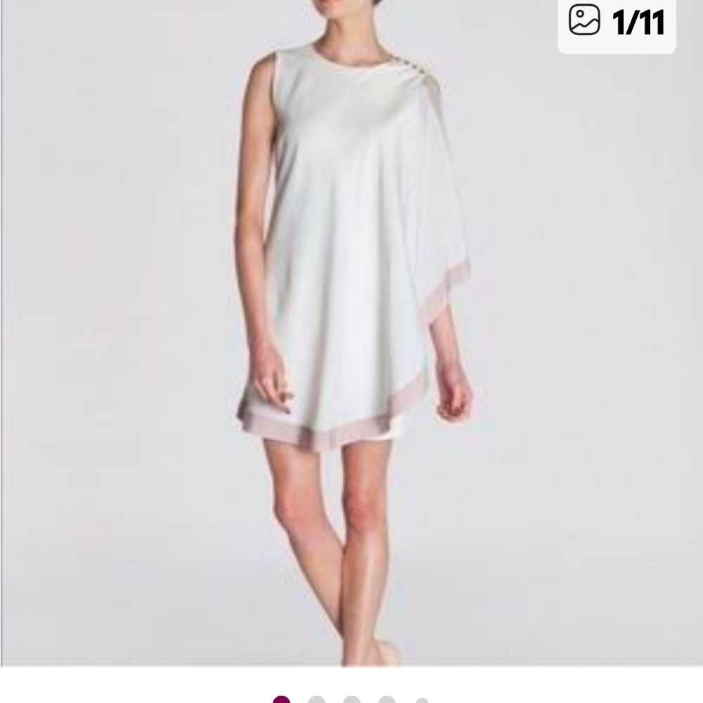 Ted Baker Asymmetrical White Dress